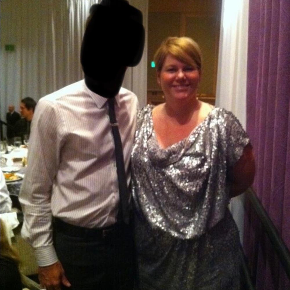 Nordstrom Silver Sequin Dress - Picture 2 of 8